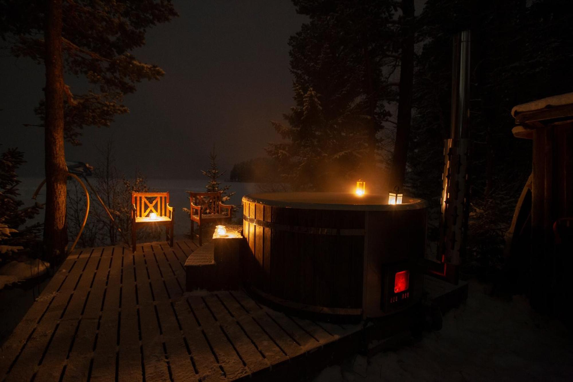 Blockhaus Am See - Komfort Umgeben Von Natur! Nalden Exterior foto